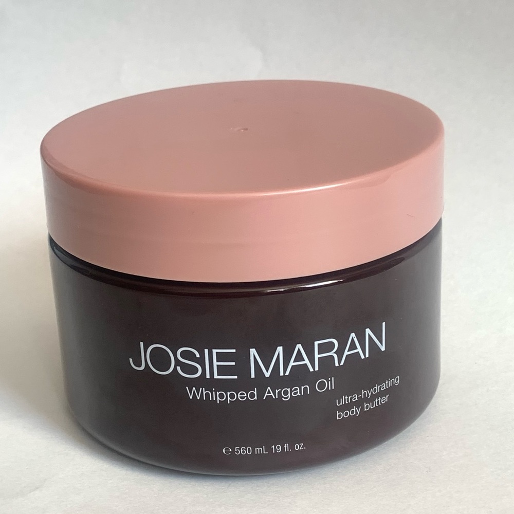 Josie Maran Whipped Argan Oil Body Butter Light Bronze Vanilla Pear 19oz NEW!